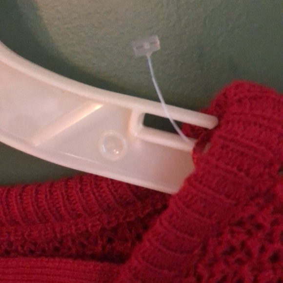 Ambiance Apparel Waffle Knit Sweater Crossback - Picture 6 of 7